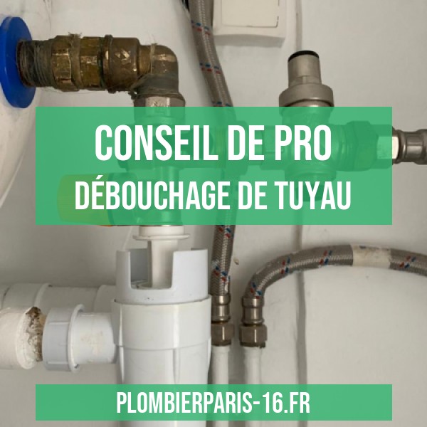 débouchage de tuyau