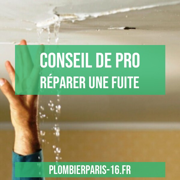 réparer une fuite