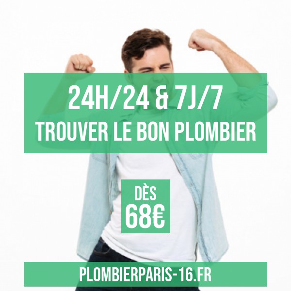trouver un plombier à Paris 16